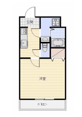 Akoya Perle・SEA 206号室 間取り