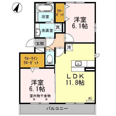 A-Room 間取り