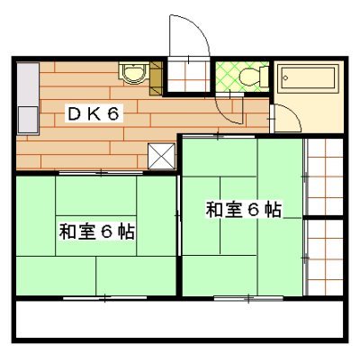 ハイツさかえⅡ 間取り図