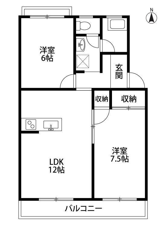 静帆マンション 間取り図