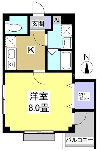 グランデージ鹿谷 間取り図
