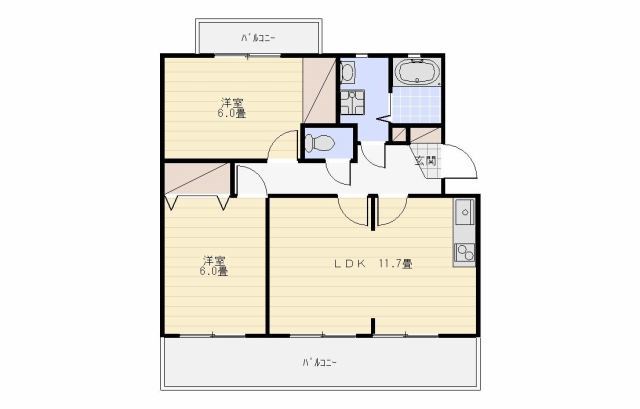 オンフィールド 間取り図