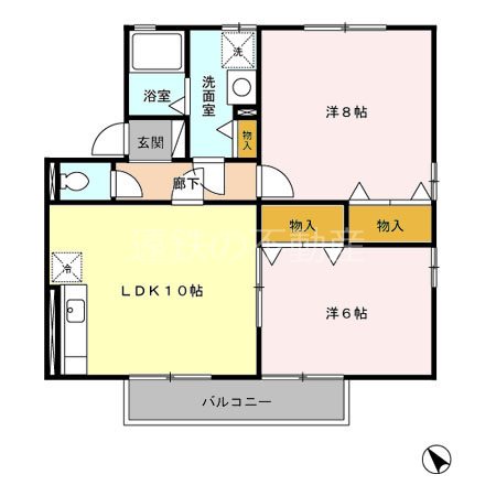 リビングタウン佐鳴　A 間取り図