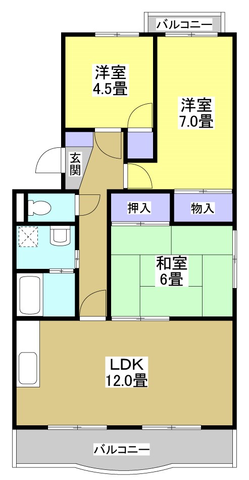 アイム小池 間取り図