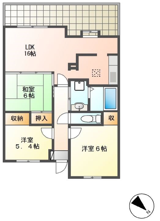 トーカンマンション高丘 間取り図