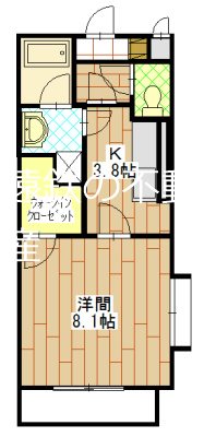 ピューピル有玉 101号室 間取り