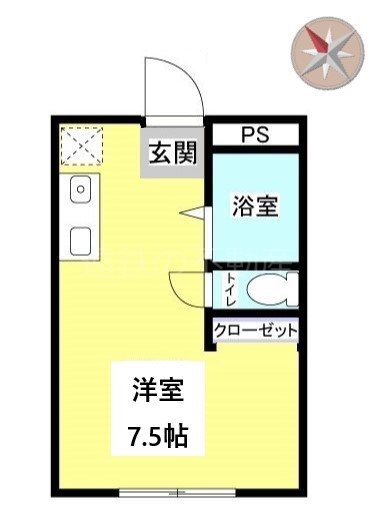 サンハイツエムⅠ 間取り図