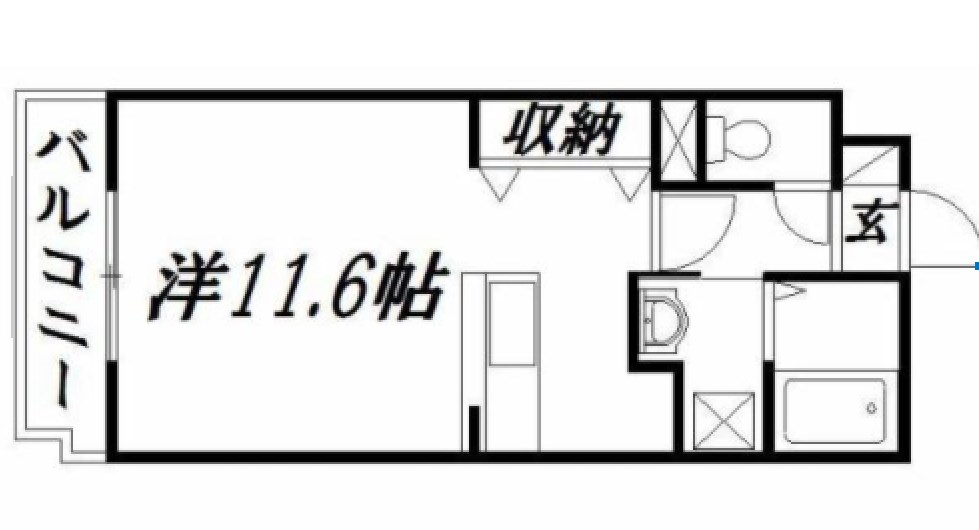 アドバンシティマルモ 503号室 間取り