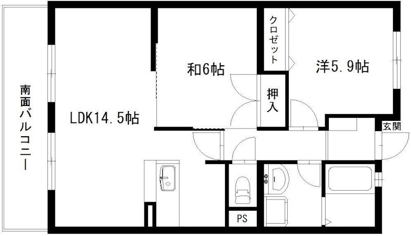 アルフィーネ曳馬野 103号室 間取り