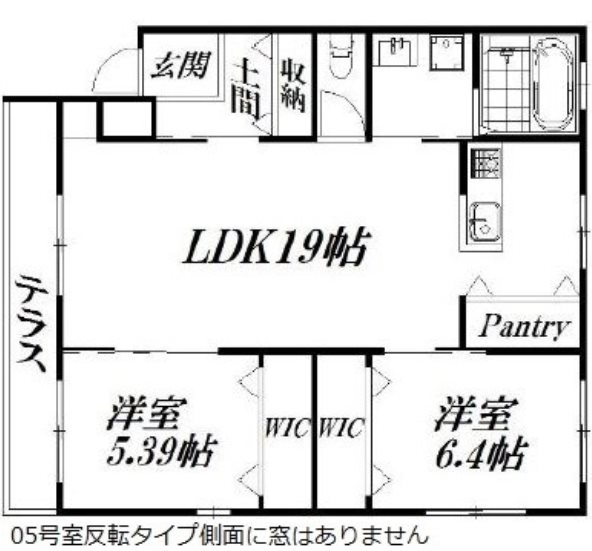 ヴィラ初生 間取り図