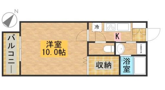 コーポＦＫ　Ｂ 201号室 間取り