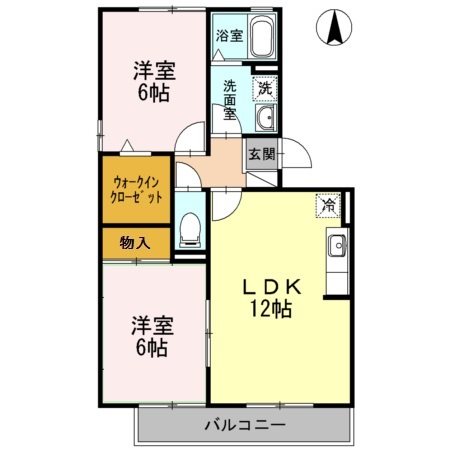 プリムヴェール 間取り図
