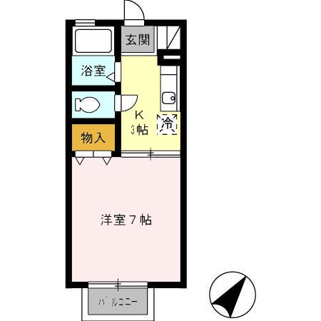 サニーサイド 間取り図