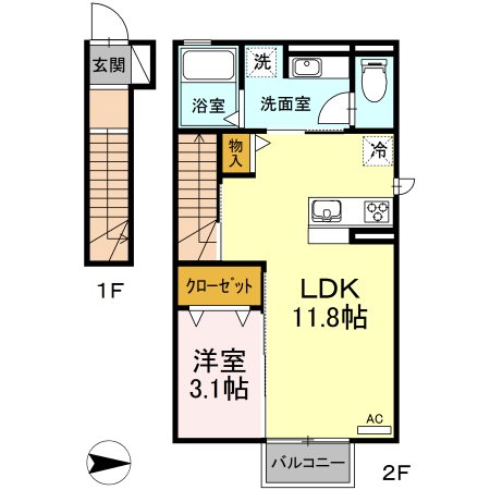 エクセル21　Ⅴ 間取り図