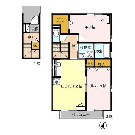 グランドソレーユ　Ｃ 間取り図