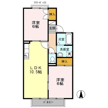 ラ・フレイズ 間取り図