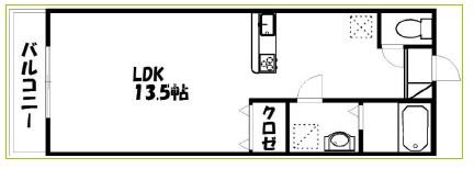 Green　Apple 間取り図