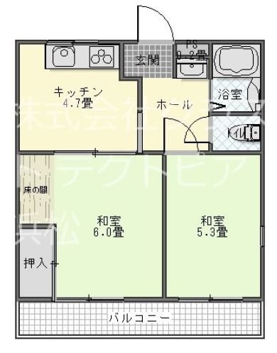 クラストA 間取り図