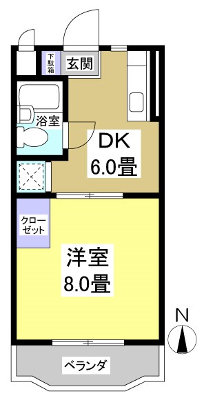 マンションアランフェス 間取り図