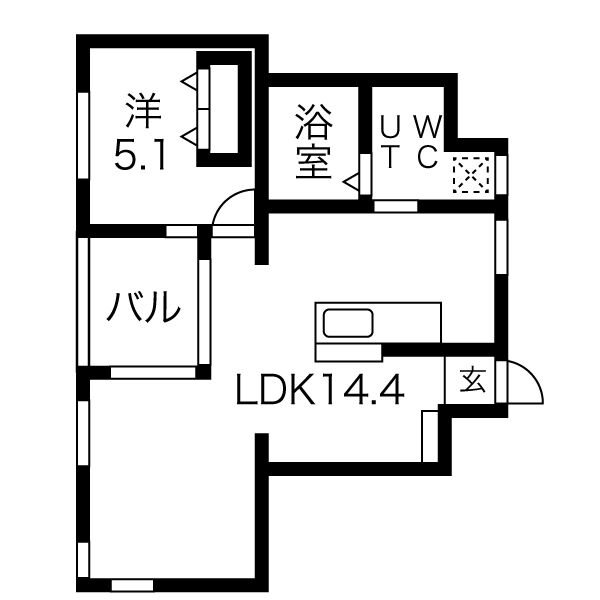 VILLA COZY 間取り