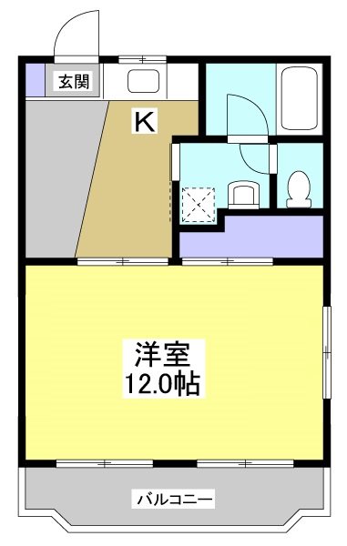 ルームミニオンA 間取り図