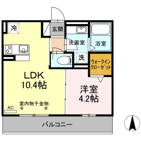 グランドソレイユⅡ 間取り図