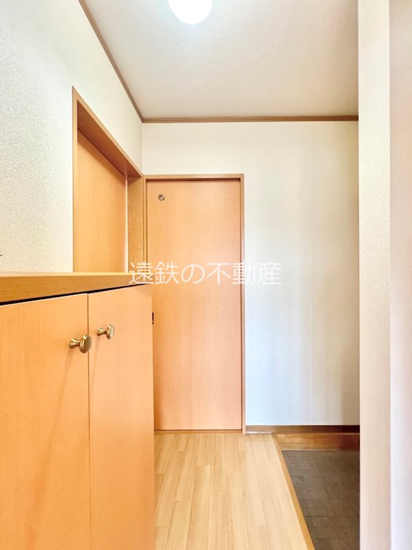 ルピナス花 玄関
