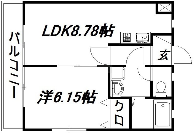 Sky City元浜 間取り図