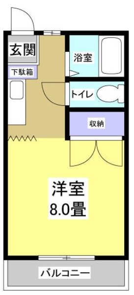 サンハイツエムⅡ 203号室 間取り