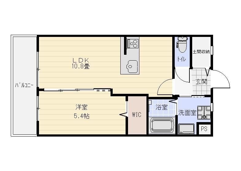 ベレッツァ上浅田 間取り図