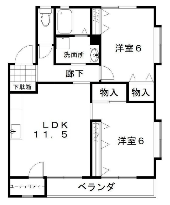 ビックストーンＣ 間取り図