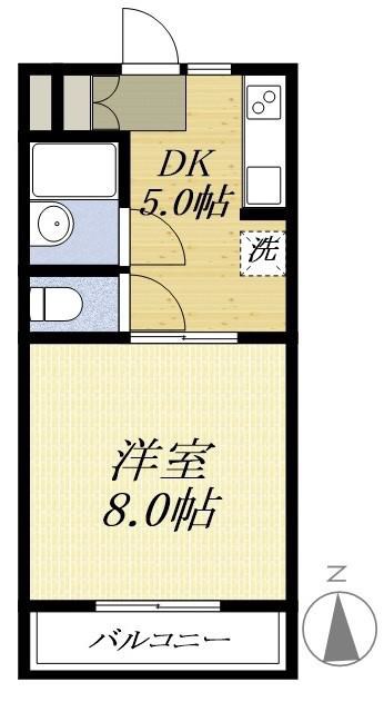 リバーハイツ今之浦Ⅰ 間取り図