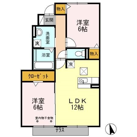 Marcher Forme 間取り図