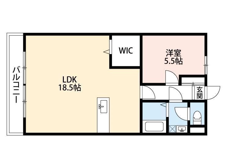 コンフォール蜆塚 302号室 間取り