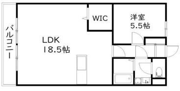 コンフォール蜆塚 間取り図