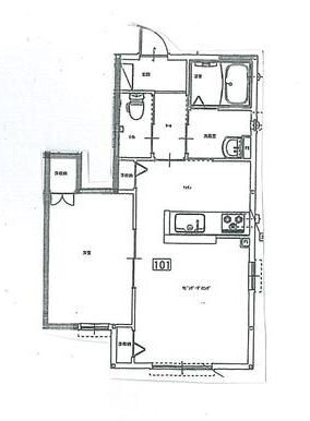 ソレイユS・杉谷南 間取り図