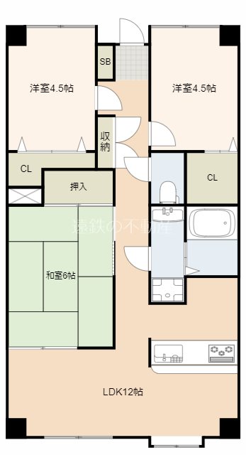 シーガル海老塚 間取り