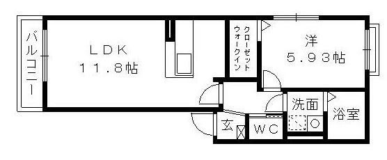 アベニュー上島 間取り図