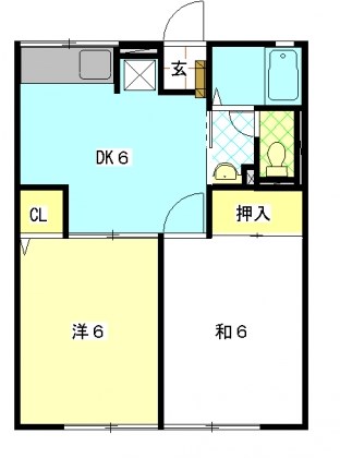 トレイシュアルボレーⅢ 101号室 間取り