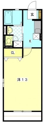 ラ・パレット 間取り図