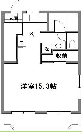 ルームミニオン　A 202号室 間取り