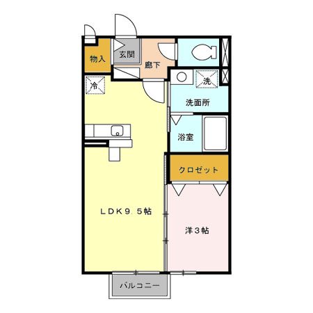 モナリエ早出 間取り図