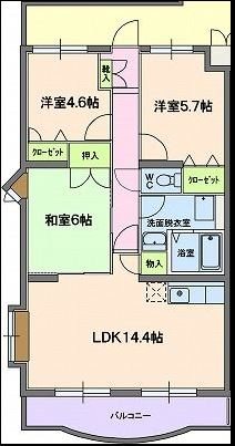 プリマべーラ 307号室 間取り