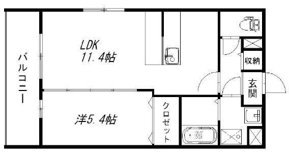 SJT HAMAKITA 間取り図