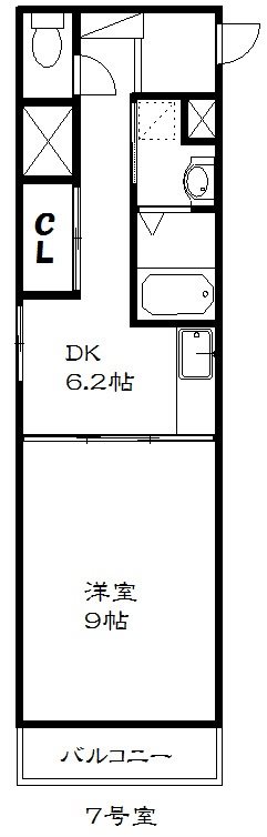 エクシード田町 間取り図