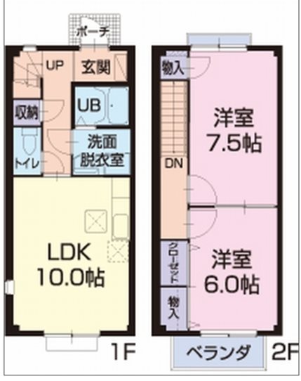 パルテール 間取り図