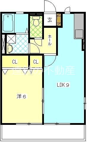 メゾンパーク 202号室 間取り