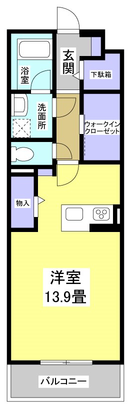 ラ・フェニーチェ 102号室 間取り