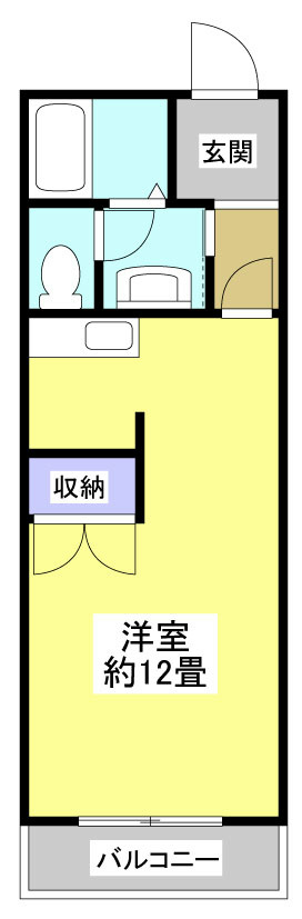 田畑ハイツ上の段 間取り図