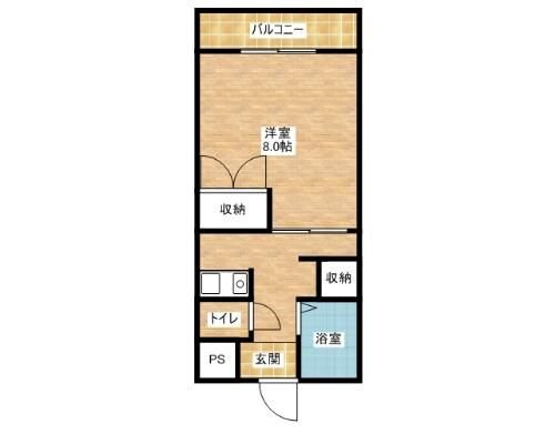 ソレアード幸 間取り図